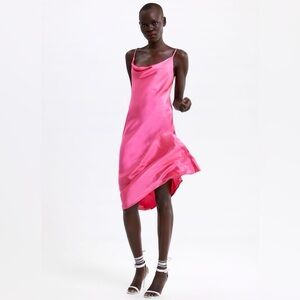 Pink Zara Satin Dress
